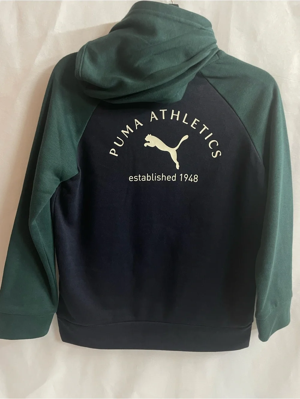 Puma Kids Navy and Green Hoodie & Jogger Set Size.  S/P - Picture 7 of 16